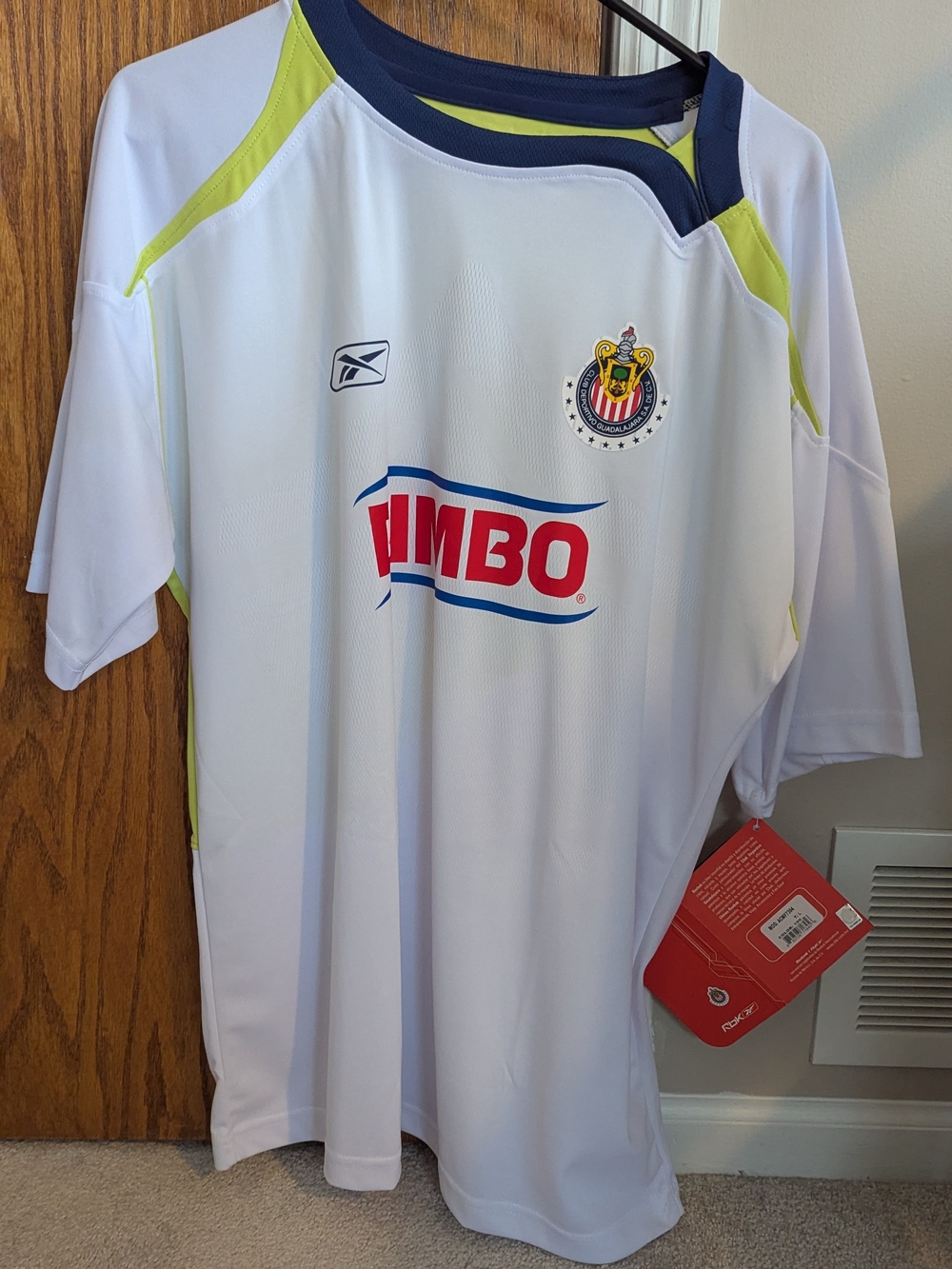 Reebok Chivas Guadalajara 2007-08 Away Jersey Men’s L Bimbo Toyota